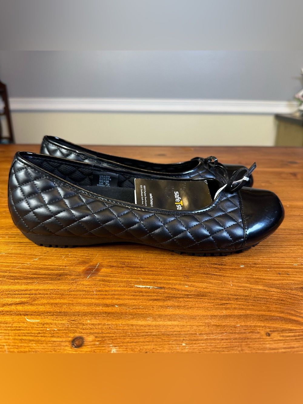 safeTstep New Sasha Comfort Black Ballet Flats/Slip-Ons Women’s Size 9W - Picture 7 of 13